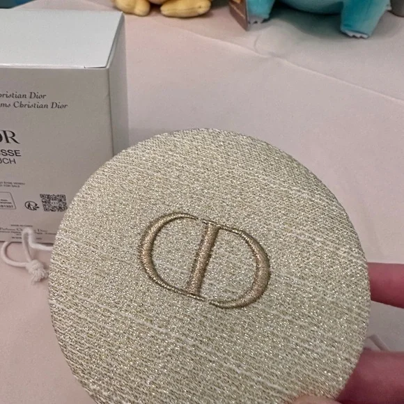 Dior Gold Round Coin Purse - Picture 5 of 5
